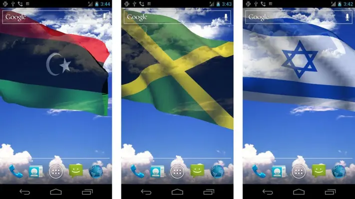 My Country Flag Live Wallpaper android App screenshot 1