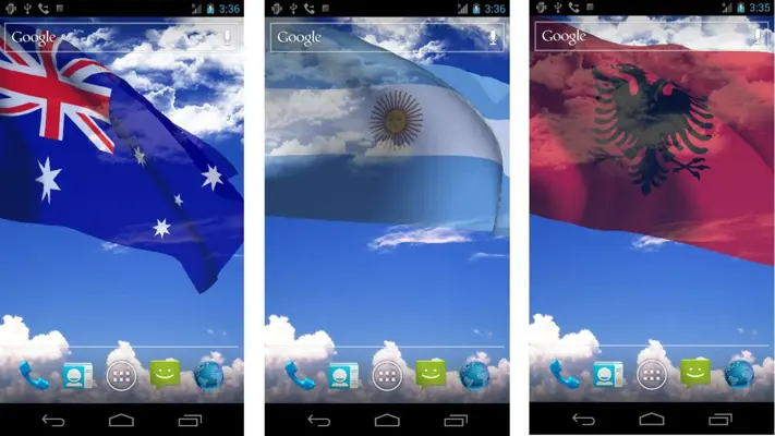 My Country Flag Live Wallpaper android App screenshot 4